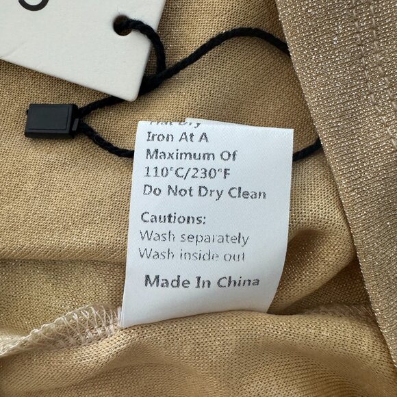 Commense Elegant Pleated Purl Dress NWT, Size M - Picture 13 of 14